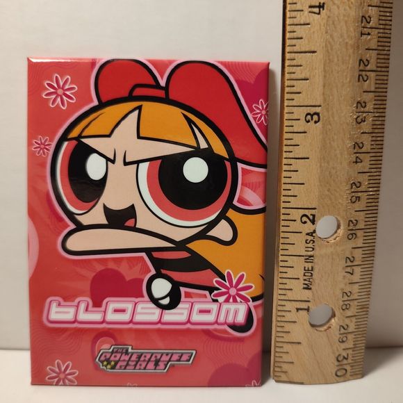 The Powerpuff Girls Blossom Fridge Magnet Official Cartoon Collectible Decor - Picture 3 of 3